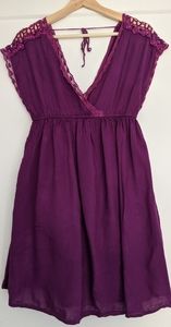 Dex, summer dress, size small, purple